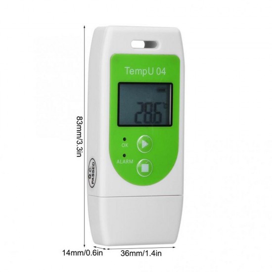 High Precision USB Temperature Logger Recorder Temperature Humidity Data Reusable Recording PDF CSV PI669 High Precision USB Temperature Logger Recorder Temperature Humidity Data Reusable Recording PDF CSV PI669
