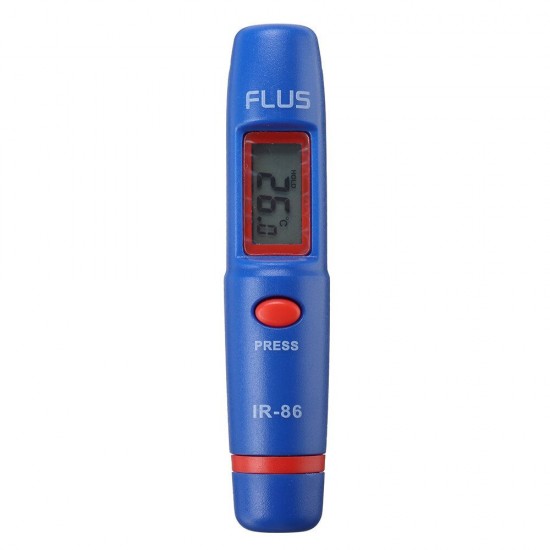 IR-86 Pen-type Digital Infrared Thermometer for Automotive Troubleshooting Air conditioning Cooking Portable Instant Read Non Contact Temperature Tester Measuring Tools IR-86 Pen-type Digital Infrared Thermometer for Automotive Troubleshooting Air conditioning Cooking Portable Instant Read Non Contact Temperature Tester Measuring Tools