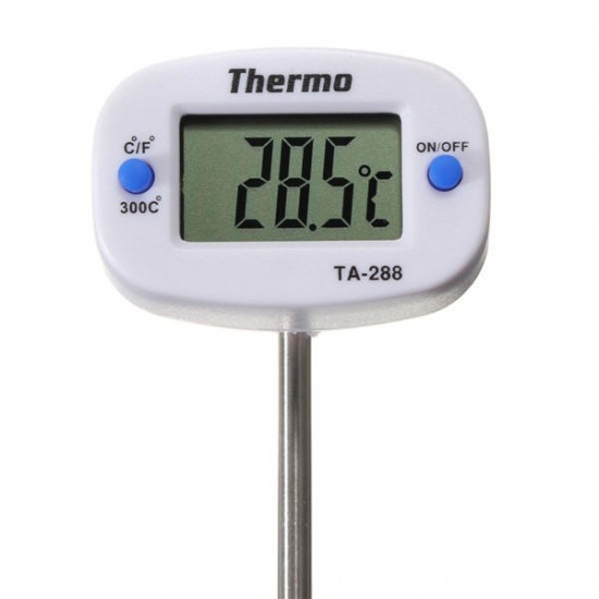 LCD Digital Thermometer for Laboratory BBQ Meat Deep Fry Cake Food Candy Jam -50°- 300°