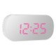 LED Alarm Clock Mirror Digital Table Display Temperature Snooze USB Charging wondergood