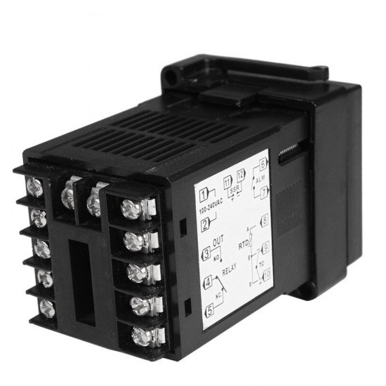 MC101 85~265Vac K Thermocouple Short Shell Input Digital PID Thermostat Temperature Controller Relay+SSR Analog Output for Heat with Alarm MC101 85~265Vac K Thermocouple Short Shell Input Digital PID Thermostat Temperature Controller Relay+SSR Analog Output for Heat with Alarm