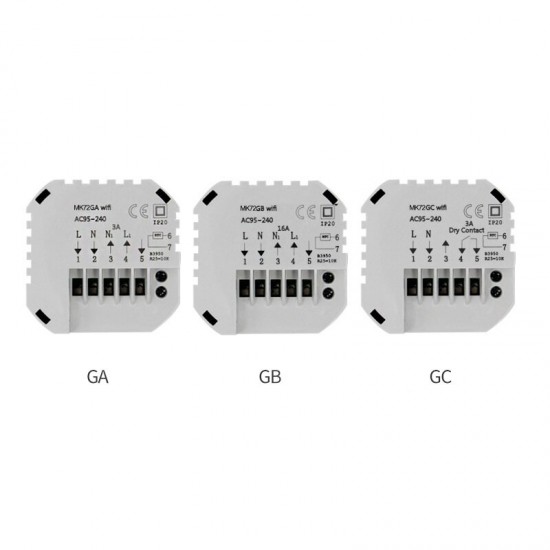 MK72GB Smart Remote Floor Heating Electric Floor Heating Thermostat Wifi Thermostat High-power Mobile Phone App Thermostat MK72GB Smart Remote Floor Heating Electric Floor Heating Thermostat Wifi Thermostat High-power Mobile Phone App Thermostat