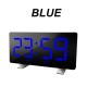 Mirror Digital Display LED Snooze Alarm Clock USB Time Night Mode Clock Mirror Digital Display LED Snooze Alarm Clock USB Time Night Mode Clock