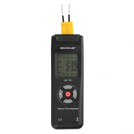 NK-TK1 4 Channel Digital Thermometer Temperature Meter Handheld Thermometer K Type Thermocouple Sensor for Industury Instrument NK-TK1 4 Channel Digital Thermometer Temperature Meter Handheld Thermometer K Type Thermocouple Sensor for Industury Instrument