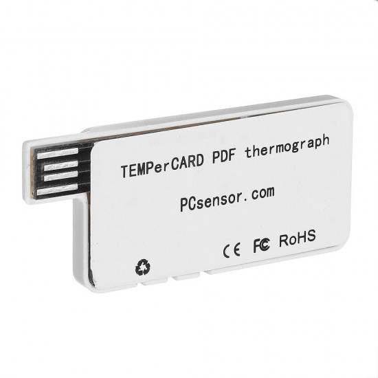 PDF12H1 PDF Disposable USB 2.0 Temperature Logger Recorder -40°~ +70°Temperature Monitor Specially Designed For Temperature Monitoring Of Cold Chain Logistics
