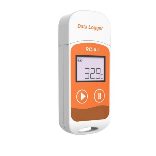 RC-5+ High-precision Digital USB Temperature Data Logger Recorder Upgrade for Refrigeration, Cold Chain Transport, Labs