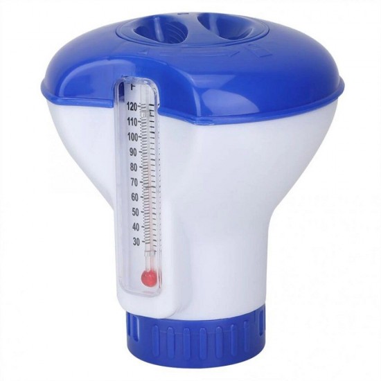 Soap Dispensers Floating Swimming Pool Chemical Chlorine Dispenser with Thermometer Tablet Soap Dispenser Pump Shower Soap Dispensers Floating Swimming Pool Chemical Chlorine Dispenser with Thermometer Tablet Soap Dispenser Pump Shower