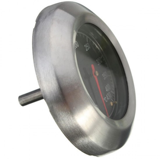 Stainless Steel Thermometer Barbecue BBQ Smoker Grill Temperature Gauge 60-430° Stainless Steel Thermometer Barbecue BBQ Smoker Grill Temperature Gauge 60-430°