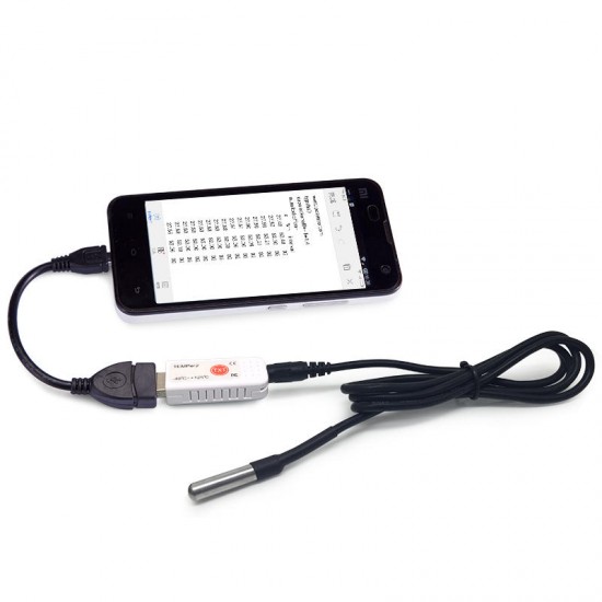 TEMPER2 USB Thermometer -40~+125 °Waterproof Probe Temperature Data Logger Recorder TEMPER2 USB Thermometer -40~+125 °Waterproof Probe Temperature Data Logger Recorder