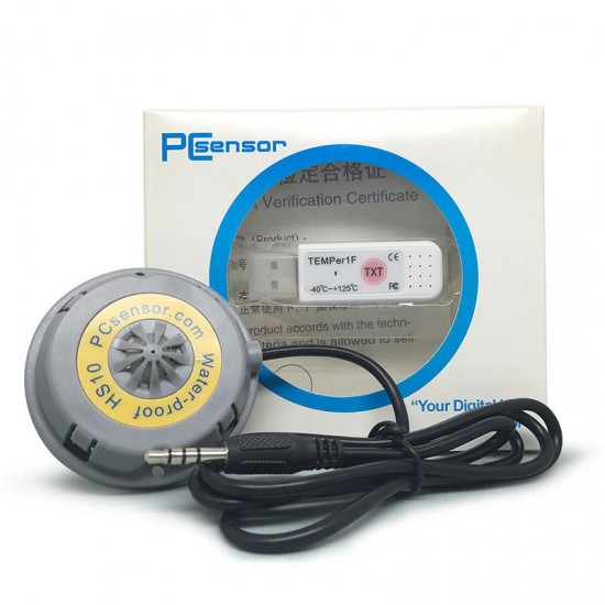 TEMPer1F_H1 USB Thermometer Hygrometer Waterproof Pluggable Plug -40~+123.8 Temperature And Humidity Measurement Instrument TEMPer1F_H1 USB Thermometer Hygrometer Waterproof Pluggable Plug -40~+123.8 Temperature And Humidity Measurement Instrument