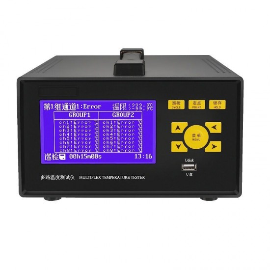 TS-08A Multi-channel Temperature Tester Temperature Recorder High-precision 8-channel Electronic Temperature Test
