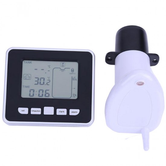TS-FT002 0.5m to 15m Wireless Ultrasonic Tank Liquid Level Meter Temperature Tester with Water Tank Transmitter TS-FT002 0.5m to 15m Wireless Ultrasonic Tank Liquid Level Meter Temperature Tester with Water Tank Transmitter