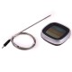 TS-S62 Digital Meat Thermometer Oven Colorful Touchscreen Instant Read Probe Kitchen BBQ Cooking Thermometer with Timer Alert Function