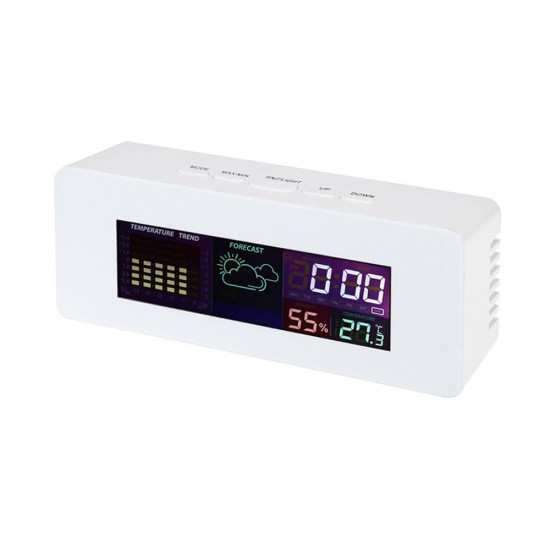 TS-S65 Digital LCD Thermometer Hygrometer 0°50°Thermometer With Alarm Snooze Function TS-S65 Digital LCD Thermometer Hygrometer 0°50°Thermometer With Alarm Snooze Function