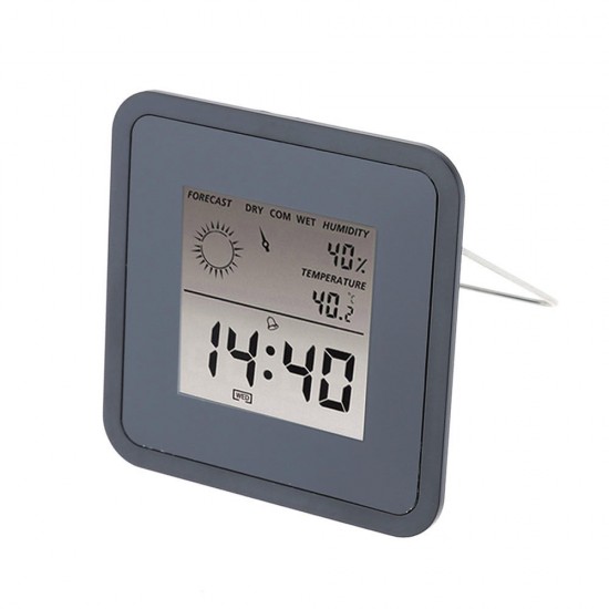 TS-S66 Digital Thermometer Hygrometer 0?-60?Electronic Thermometer With Calendar And Alarm Clock Function