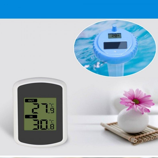 TS-WS-42 Floating Swimming Pool Solar Energy Wireless Thermometer Swimming Pool Water Temperature Meter