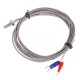 Thread M6 Screw Probe Temperature Sensor Thermocouple K Type Cable 2M 0-600 Degree