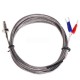 Thread M6 Screw Probe Temperature Sensor Thermocouple K Type Cable 2M 0-600 Degree Thread M6 Screw Probe Temperature Sensor Thermocouple K Type Cable 2M 0-600 Degree