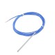 Type K Thermocouple -40~480 Degree 3mm/4mm * 80mm Probe Temperature Sensor 2-Meter Teflon Insulated Wire