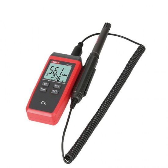 UT333S Mini Temperature Humidity Meter Outdoor Hygrometer Overload Indication Unit Conversion LCD Backlight hygromet