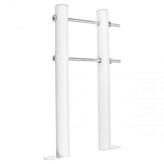 Universal Column Radiator Brackets White Steel Feet Leg Support 15CM From The Ground