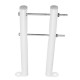 Universal Column Radiator Brackets White Steel Feet Leg Support 15CM From The Ground