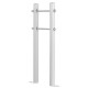 Universal Column Radiator Leg Support Feet Steel Bracket 20/25/30 CM From The Ground Universal Column Radiator Leg Support Feet Steel Bracket 20/25/30 CM From The Ground
