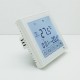 WIFI Smart Large Touch Screen Programmable Electric Heating Thermostat Carbon Crystal Wall Warm Thermostat Remote Control