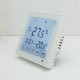 WIFI Smart Large Touch Screen Programmable Electric Heating Thermostat Carbon Crystal Wall Warm Thermostat Remote Control