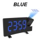 Wake-up Light Digital Projection Alarm Clock Loud LED FM Radio Snooze Sleep