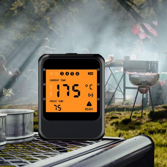 Wireless Smart Meat Thermometer 2/4/6PCS Probes BBQ Thermometer For IOS Android For Kitchen Wireless Smart Meat Thermometer 2/4/6PCS Probes BBQ Thermometer For IOS Android For Kitchen