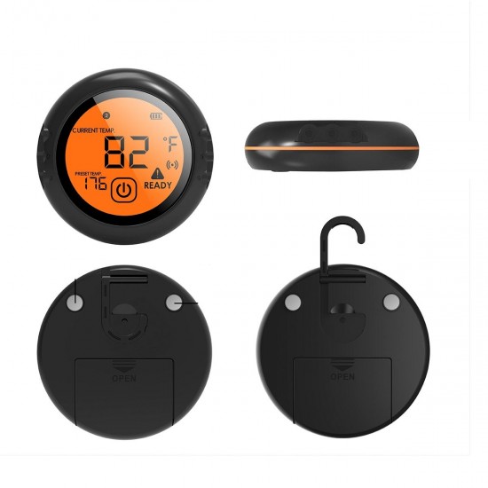Wireless Smart Phone bluetooth BBQ Meat Thermometer Digital Thermometer with 6 Temperature Probes