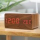 Wooden Digital Electronic Clock Alarm Clock With Wireless Charging Function Wooden Digital Electronic Clock Alarm Clock With Wireless Charging Function
