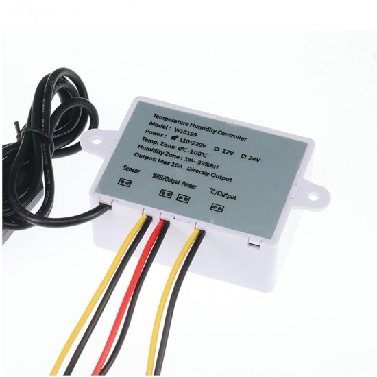 XK-W1099 Intelligent Digital Display Temperature and Humidity Controller Adjustable Microcomputer Control Switch Control High Precision Temperature and Humidity Meter