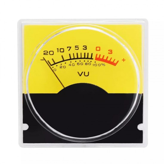 10Pcs Pointer Meter Amplifier VU Table DB Table Level Meter Pressure Gauge with White LED Backlight 10Pcs Pointer Meter Amplifier VU Table DB Table Level Meter Pressure Gauge with White LED Backlight