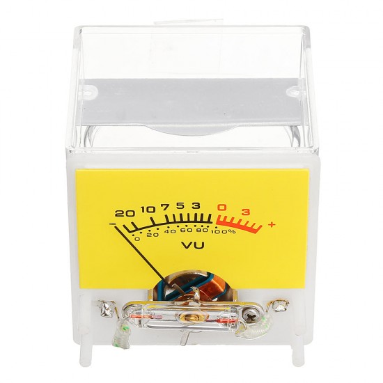 10Pcs Pointer Meter Amplifier VU Table DB Table Level Meter Pressure Gauge with White LED Backlight 10Pcs Pointer Meter Amplifier VU Table DB Table Level Meter Pressure Gauge with White LED Backlight