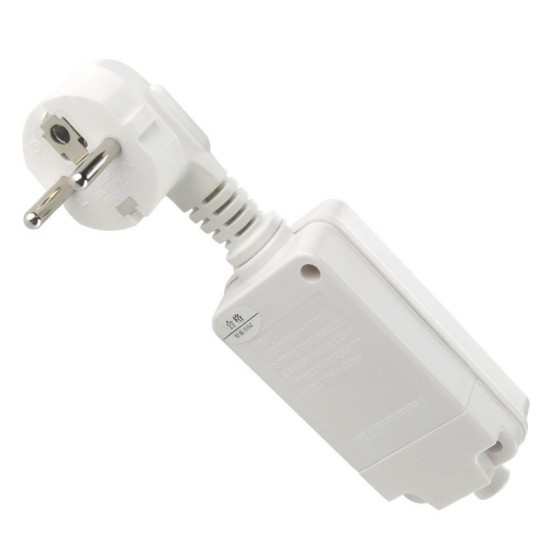 16A 220V 240V EU Plug GFCI Leakage Protection Safety RCD Socket Adaptor Home Circuit Breaker Cutout Power Trip Switch