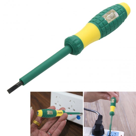 220V Electrical Tester Pen Screwdriver Voltage Test Power Detector Probe