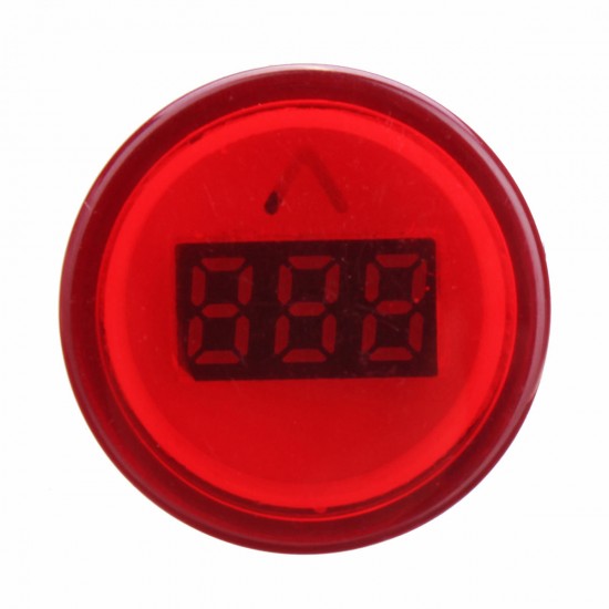 22mm AC60-500V LED Digital Display Voltmeter Voltage Meter Indicator Light