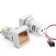 3Pcs 22mm AC 50-500V 0-100A Mini Digital square Voltmeter Ammeter Volt Voltage Tester Meter Dual LED Indicator Pilot Lamp Light Dual -Yellow
