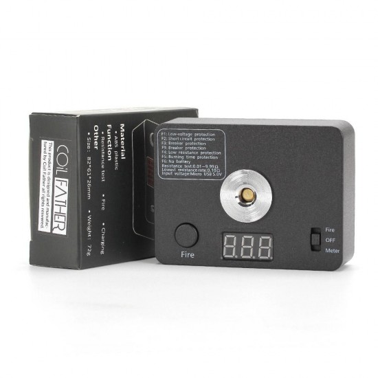 521 TAB Mini V3 Tool Kit Atomizer Digital Resistance Ohm Tester Vape Vapor MOD Wire Coil DIY Tool for RBA RTA Tank 521 TAB Mini V3 Tool Kit Atomizer Digital Resistance Ohm Tester Vape Vapor MOD Wire Coil DIY Tool for RBA RTA Tank