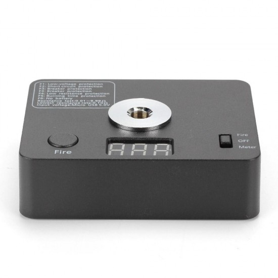 521 TAB Mini V3 Tool Kit Atomizer Digital Resistance Ohm Tester Vape Vapor MOD Wire Coil DIY Tool for RBA RTA Tank 521 TAB Mini V3 Tool Kit Atomizer Digital Resistance Ohm Tester Vape Vapor MOD Wire Coil DIY Tool for RBA RTA Tank