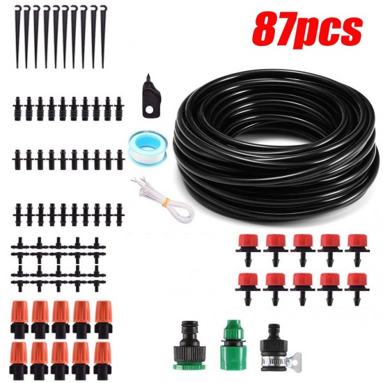 5M Water Irrigation Kit Micro Drip Watering System Automatic Plant Garden Set