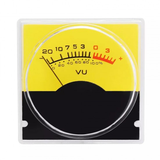 5Pcs Pointer Meter Amplifier VU Table DB Table Level Meter Pressure Gauge with White LED Backlight