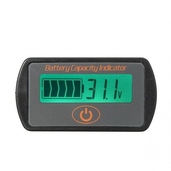 7.4V-56V Li-ion Battery Capacity Meter Tester Voltage Indicator LCD Monitor