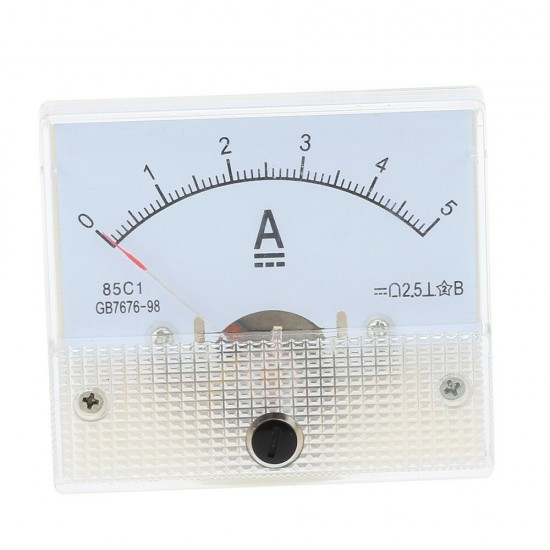 85C1-DC5A/ 85C1-DC10A DC Ammeter Pointer Head Current Meter