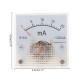 91C4 Class 2.5 Accuracy DC 50mA 100mA 500mA 0-5A 10A Ampere Analog Panel Meter Ammeter