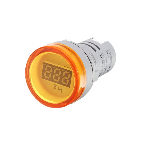 AD16-22DSV 22mm Mini Digital Display AC Frequency HZ Meter Head 60-500V Universal Indicator Lamp Aperture