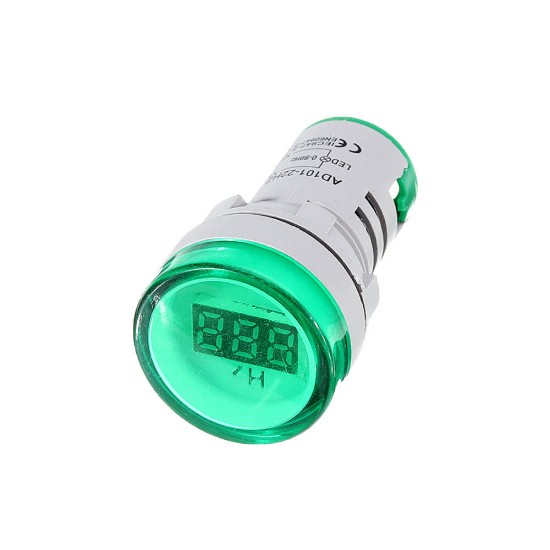 AD16-22DSV 22mm Mini Digital Display AC Frequency HZ Meter Head 60-500V Universal Indicator Lamp Aperture AD16-22DSV 22mm Mini Digital Display AC Frequency HZ Meter Head 60-500V Universal Indicator Lamp Aperture