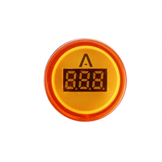 AD16-22DSV 22mm Mini Digital Display Ammeter 60-500V Universal Indicator Lamp Aperture For Test Current AD16-22DSV 22mm Mini Digital Display Ammeter 60-500V Universal Indicator Lamp Aperture For Test Current